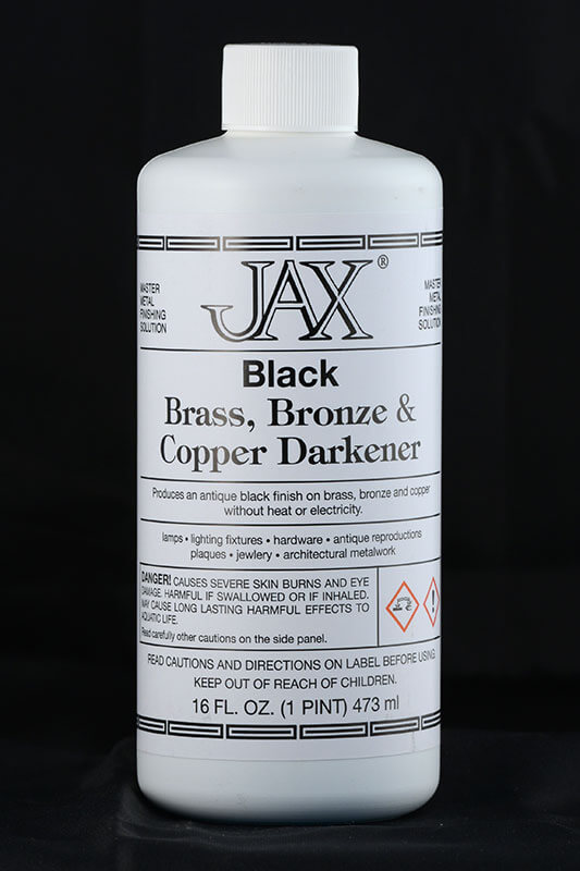 Jax Black Darkener for Copper, Brass & Bronze 2oz Bottle PM9004 -   Canada