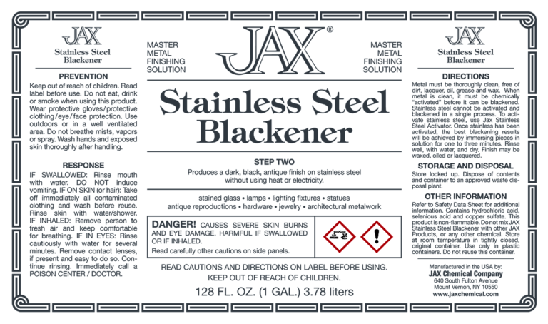 stainless steel blackener home depot